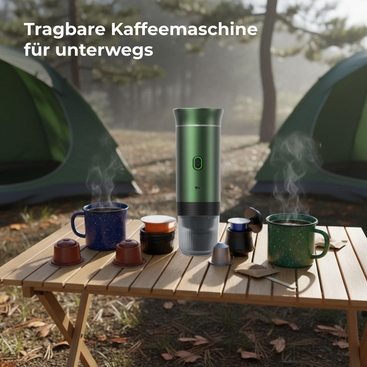 Kaffeemaschine tragbar Kaffeeautomat Reisekaffeemaschine Espressokocher