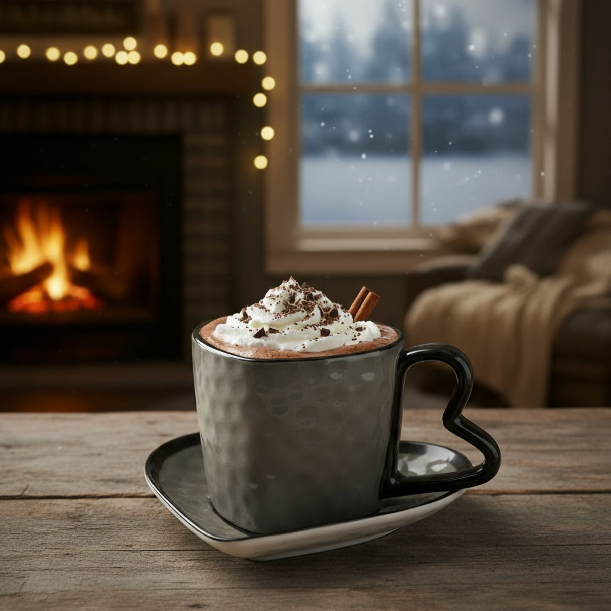 Herztasse mit Untertasse Kaffeetasse Henkeltasse Teetasse Becher