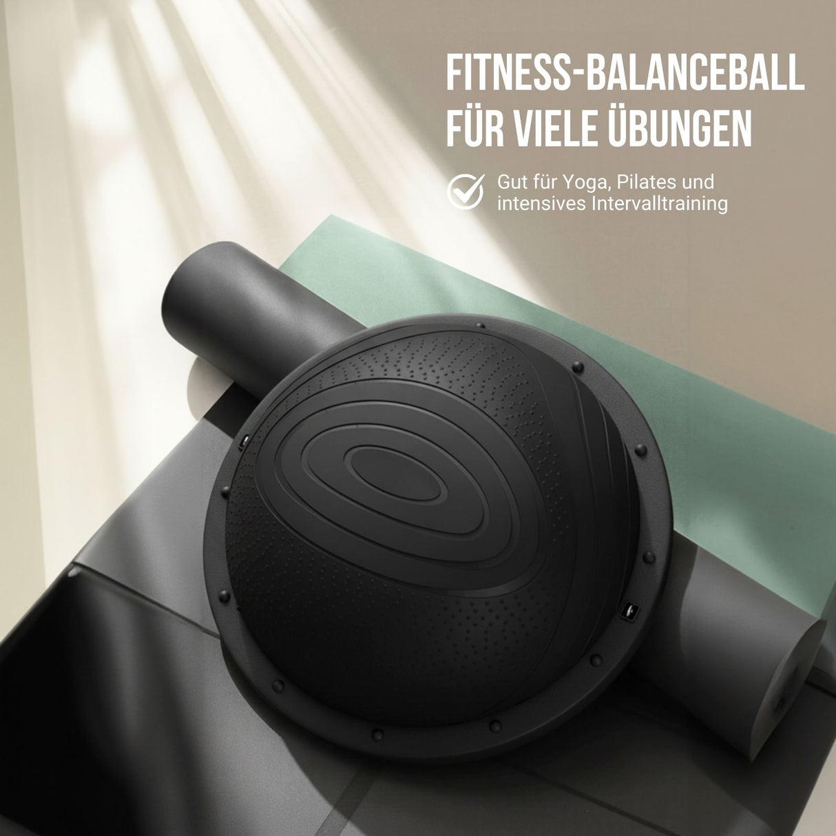 Balanceball Gleichgewichtsball Gymnastikball-Halbkugel Balancetrainer