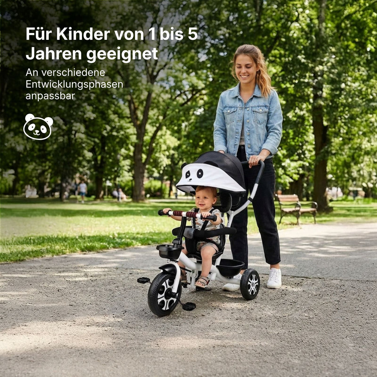 Kinder-Dreirad 4in1 Dreirad Anpassbares Dreirad Kleinkind-Dreirad