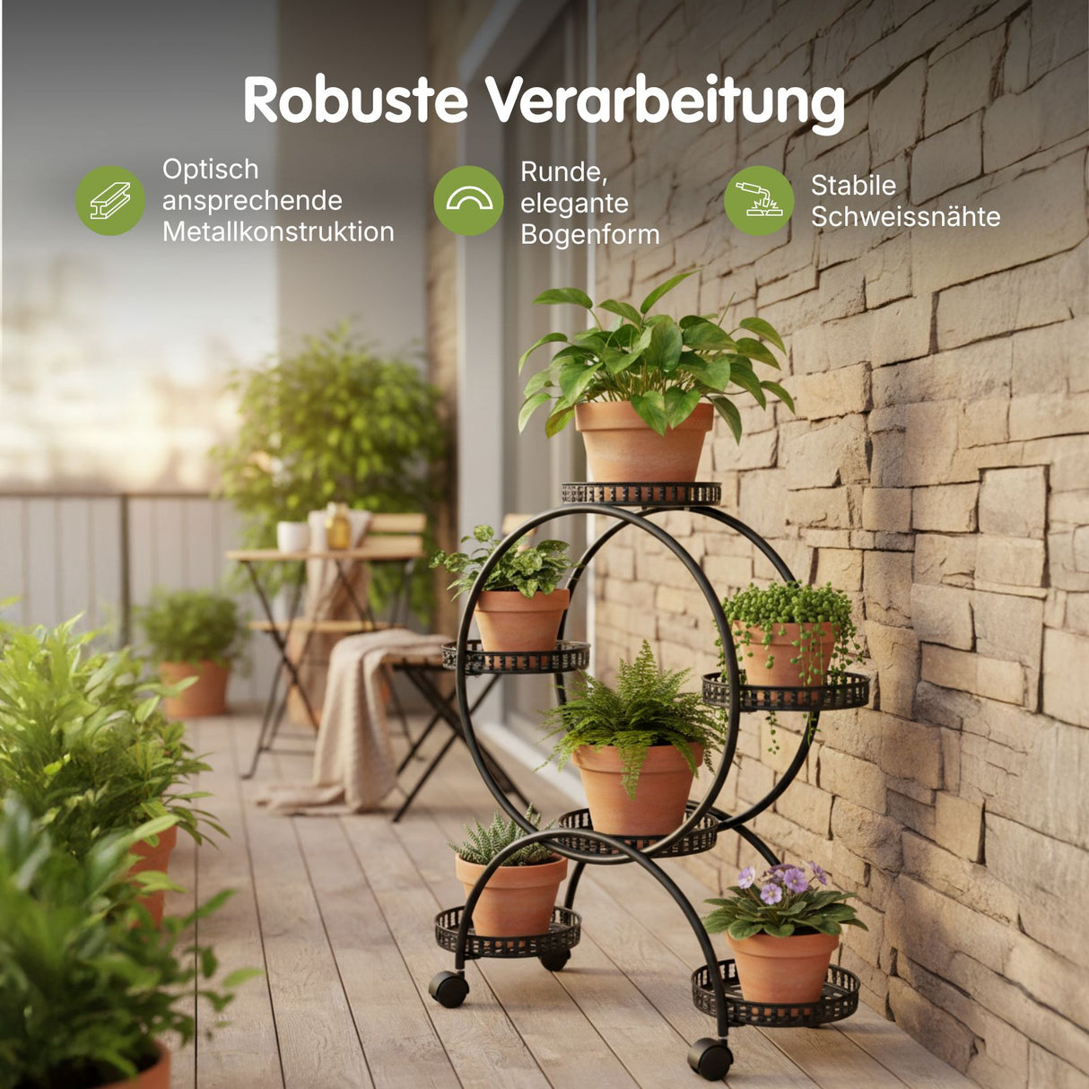 Blumenständer Pflanzenständer Pflanzentreppe Blumenregal Pflanzenregal