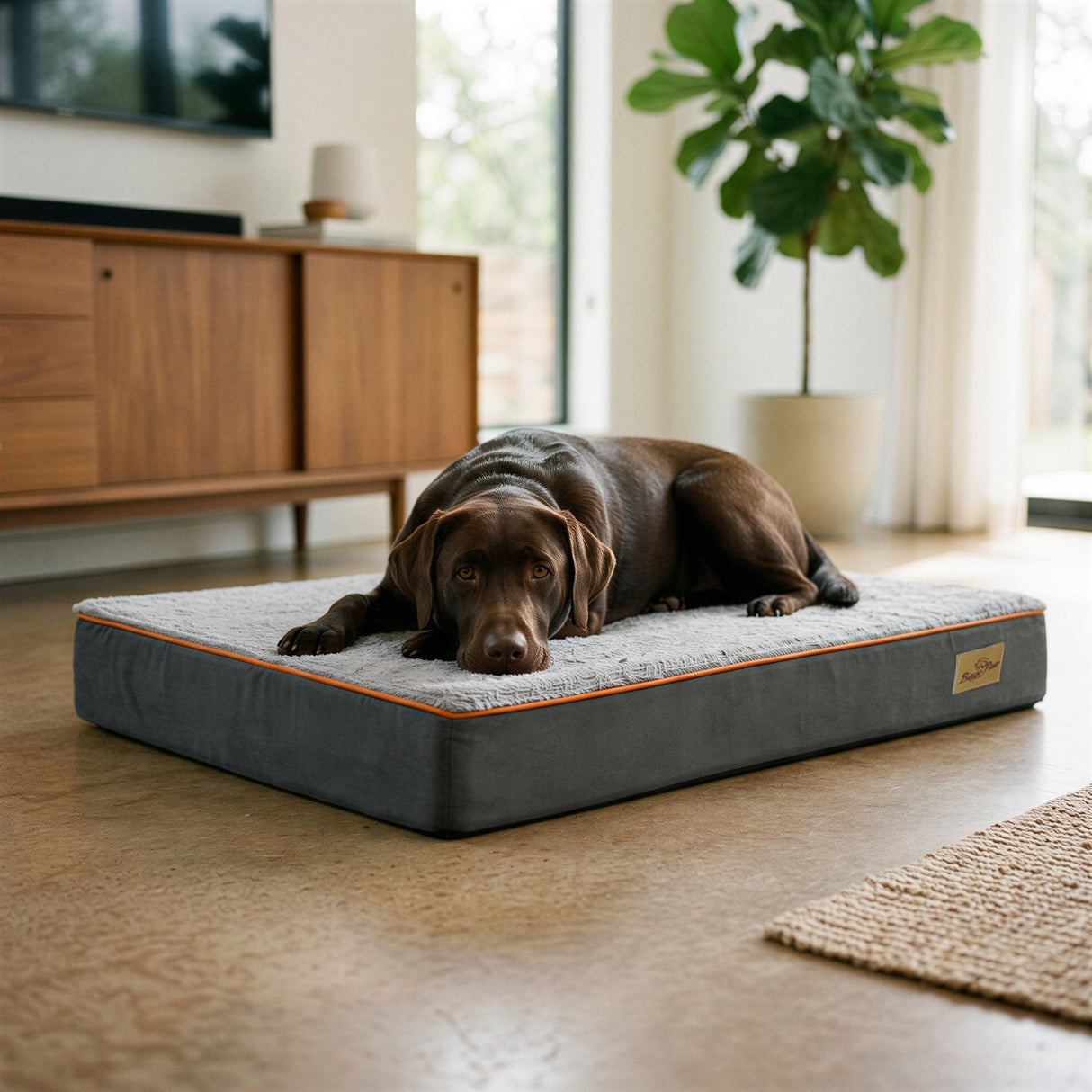 Hundebett Grösse XXL Schlafplatz Plüschbett Haustierbett Hundematratze