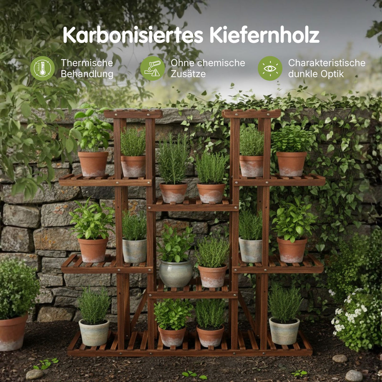XXL-Pflanzenständer Blumentreppe Blumenständer Pflanzenregal