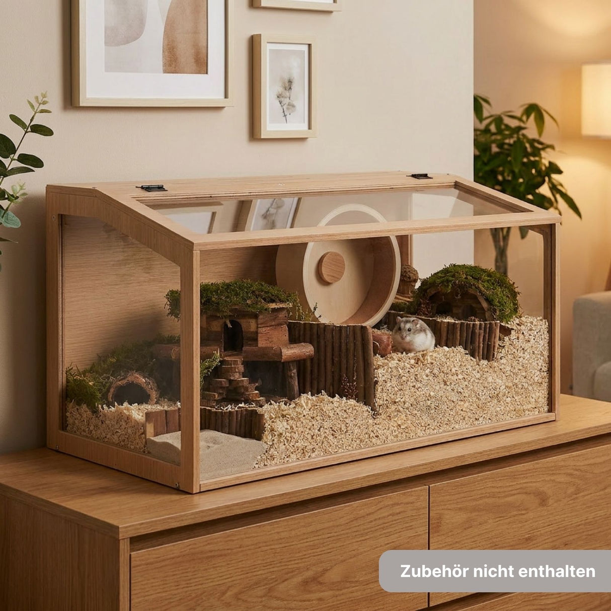 Hamster-Gehege Gr. L Kleintierkäfig für Hamster Mäuse Nager Nagarium