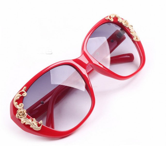 Damen Elegante Sonnenbrille UV400 - Rot