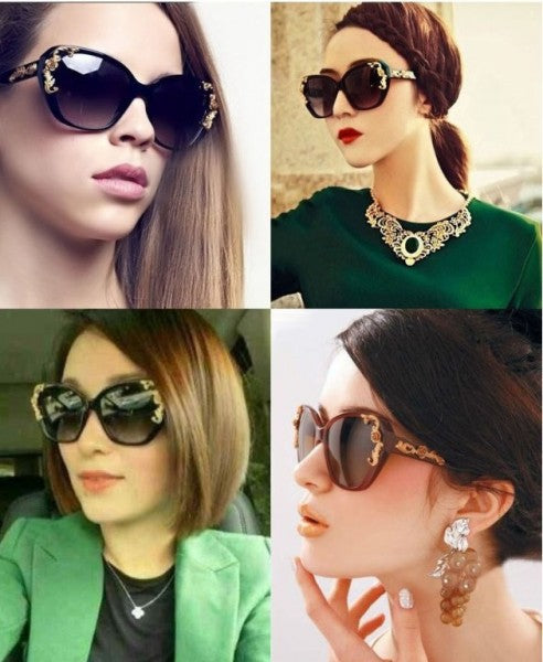 Damen Elegante Sonnenbrille UV400 - Rot