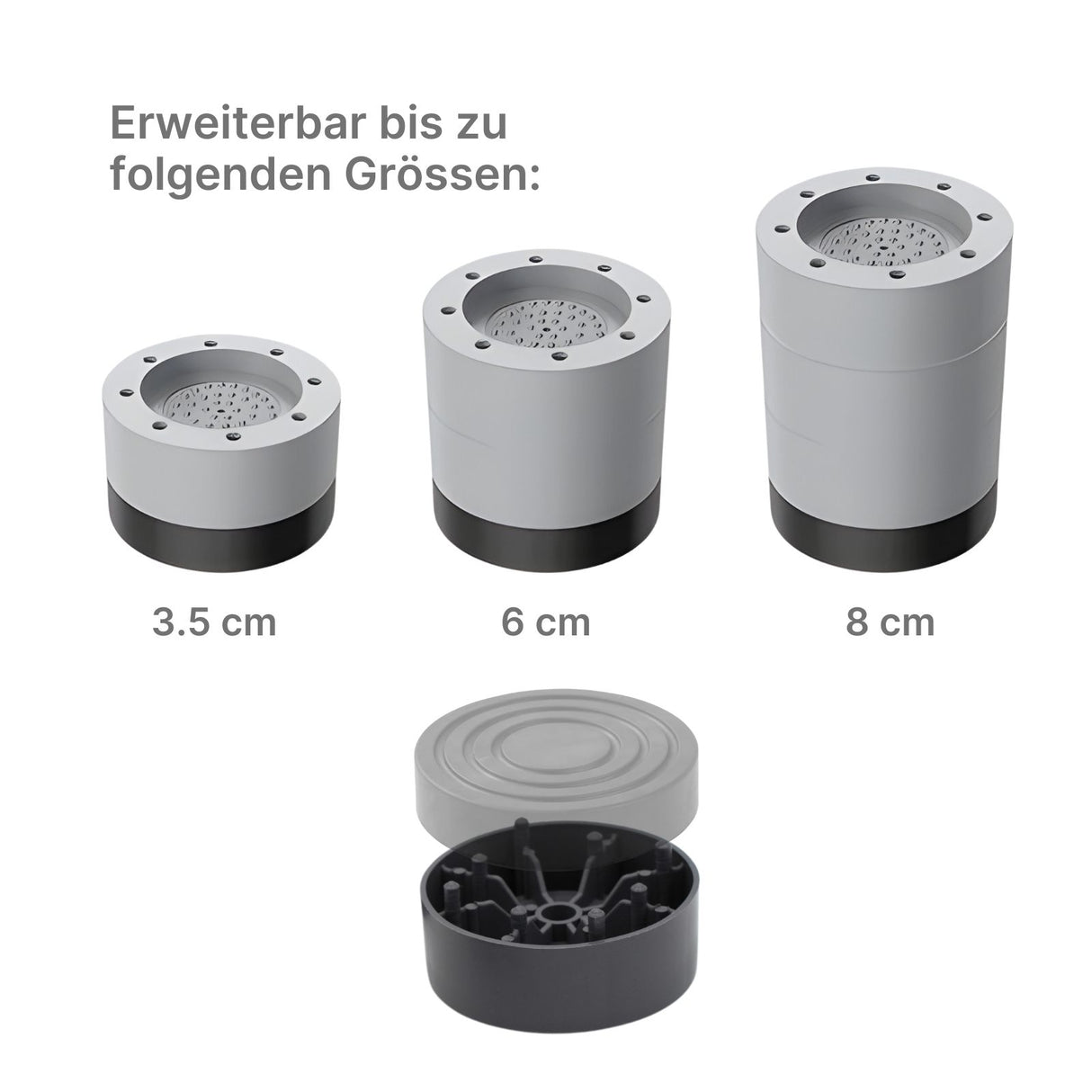 Vibrationsdämpfer 4er-Pack Erweiterung Anti-Schwingungsfüsse