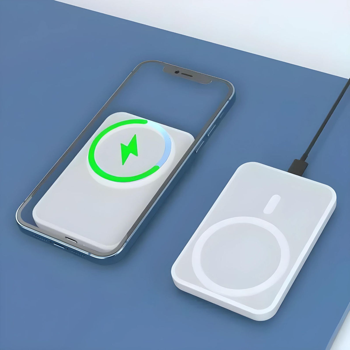 Magnetische Powerbank Kabellose Ladestation PowerCharger Wireless