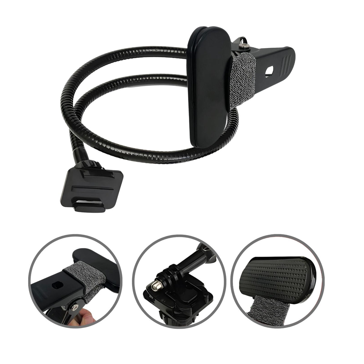 Flexible Schwanenhals Klemmhalterung für Action Cam GoPro DJI Insta360
