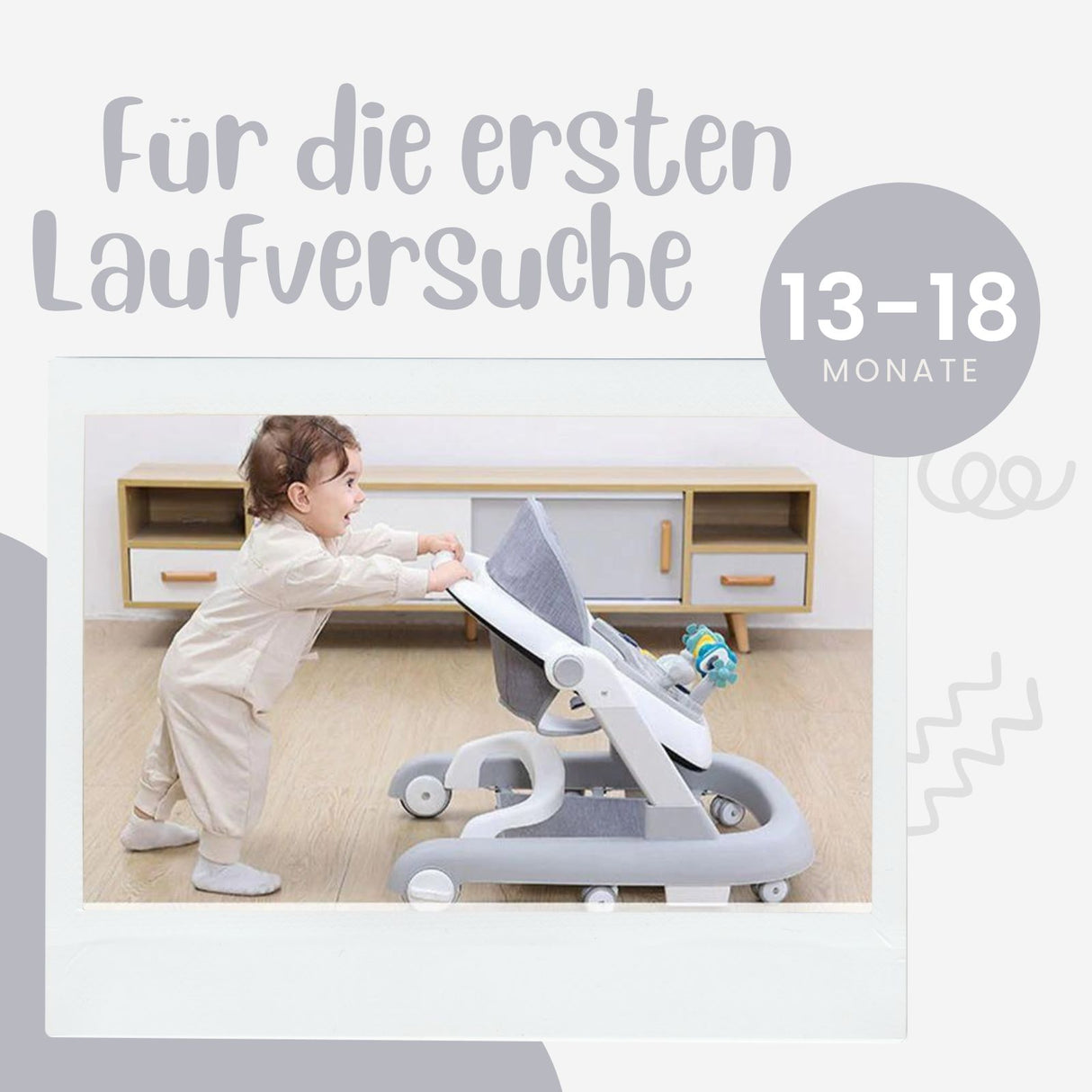 Lauflernhilfe Baby Walker Lauflernwagen Laufwagen Gehfrei Laufhilfe Kleinkinder