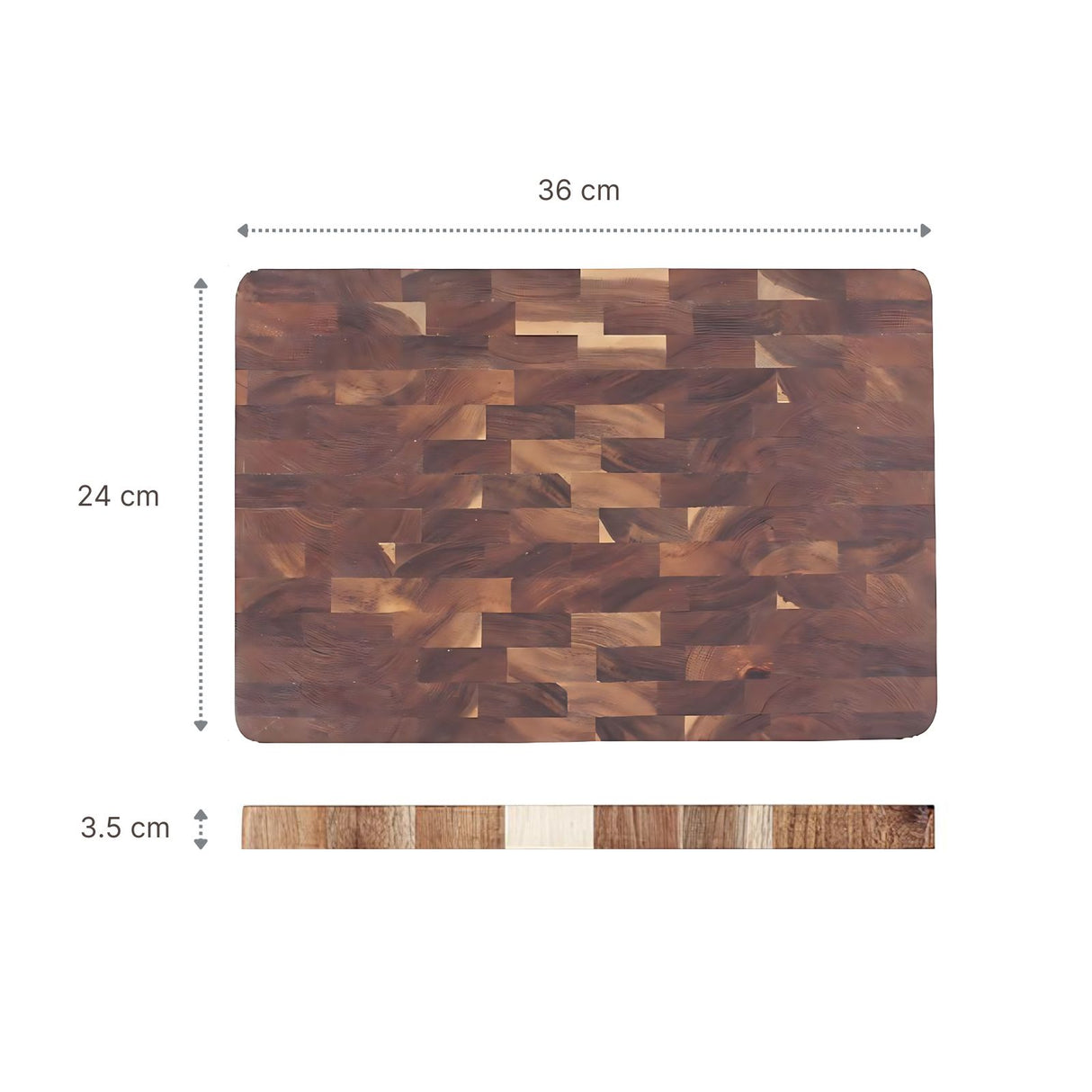 Schneidebrett Küchenbrett Schneideunterlage Küche Hackbrett Stirnholz