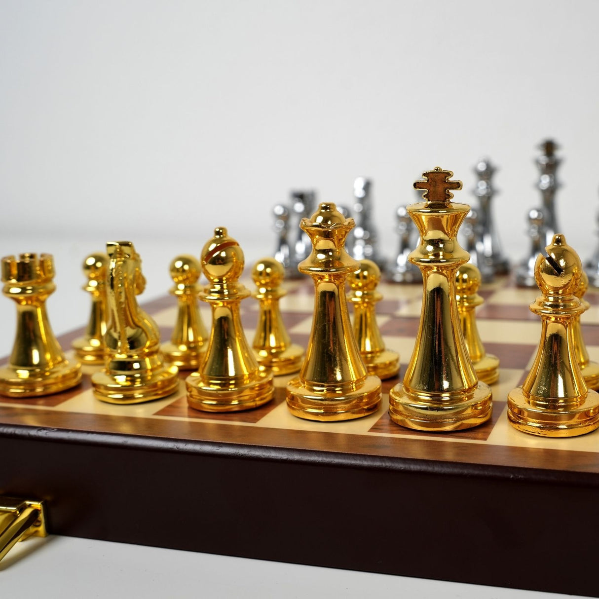 Schach Schachkoffer Schachbox Schachspiel-Koffer Schachbrett-Box