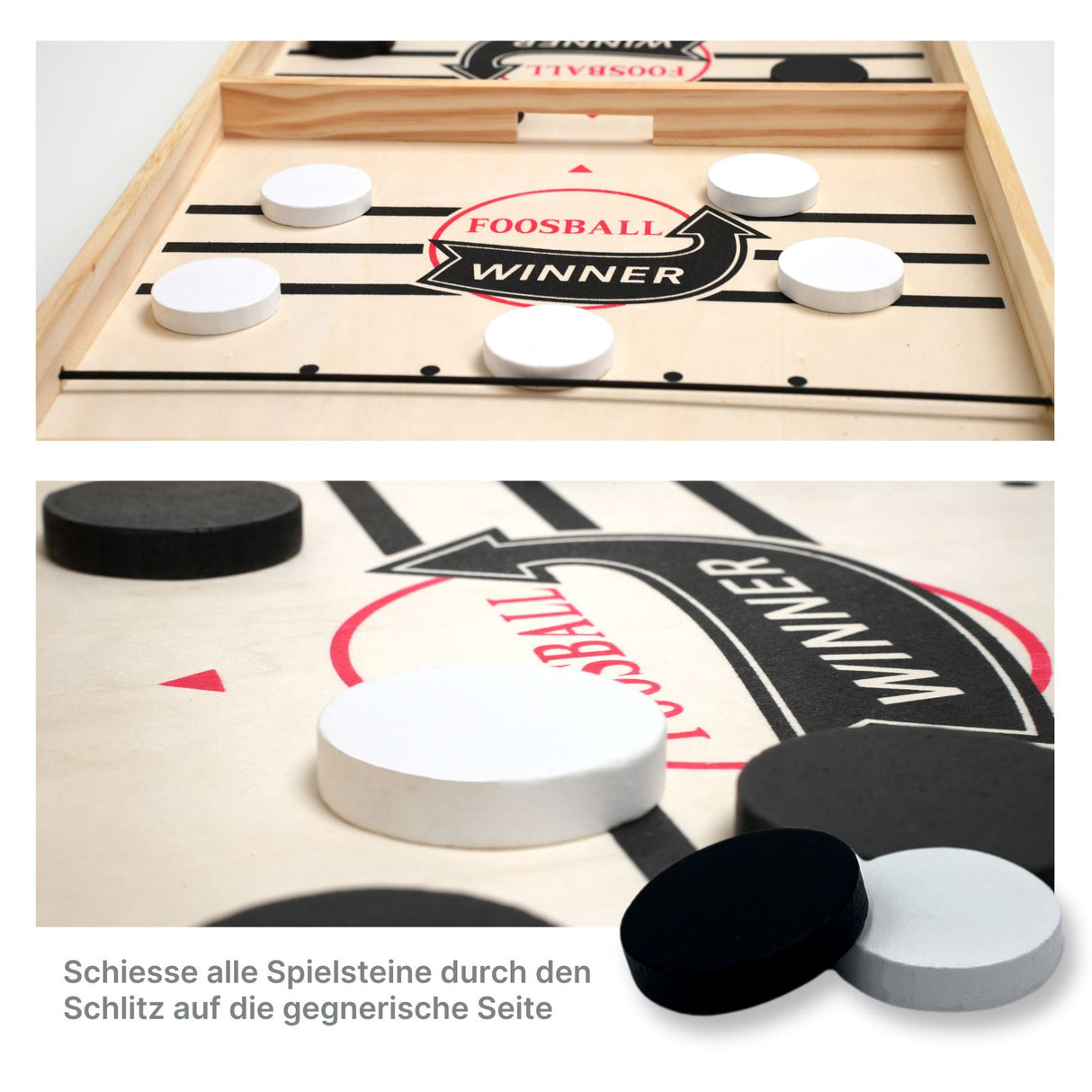 Sling Puck Spiel Foosball Slingshot Puck Tischfussball Pucket gross