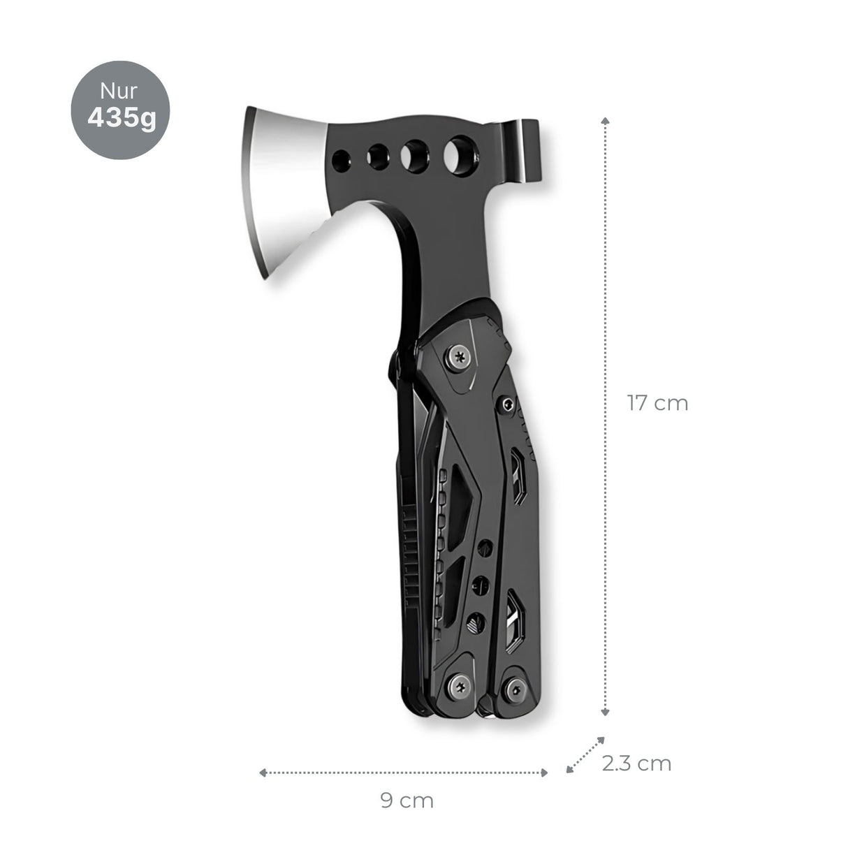 15in1 Multifunktions-Axt Multi-Tool-Beil Hammer Zange Messer Schraubendreher Feile