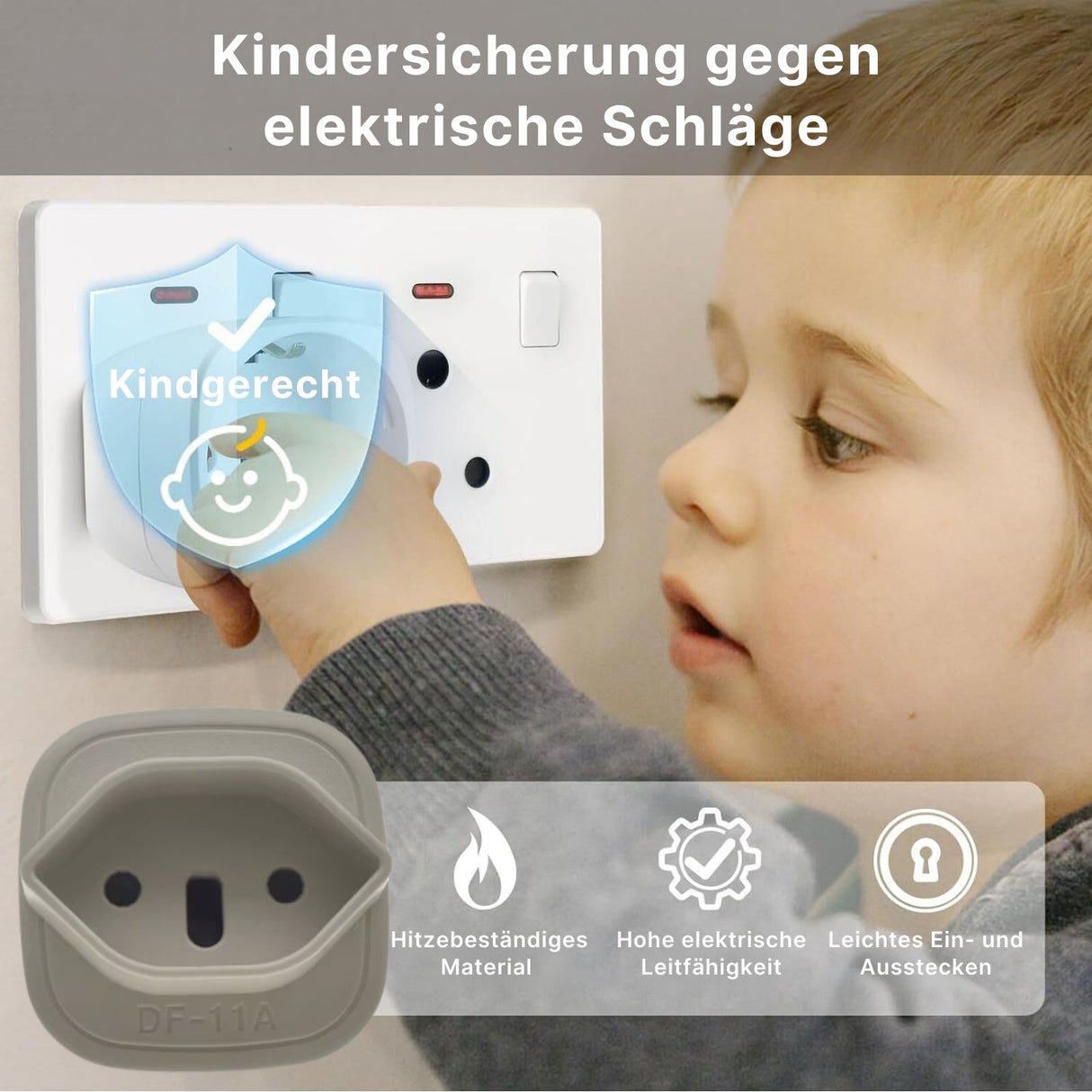 Steckdosenadapter Schweiz zu Schuko Adapter Konvertierungsstecker Reisestecker