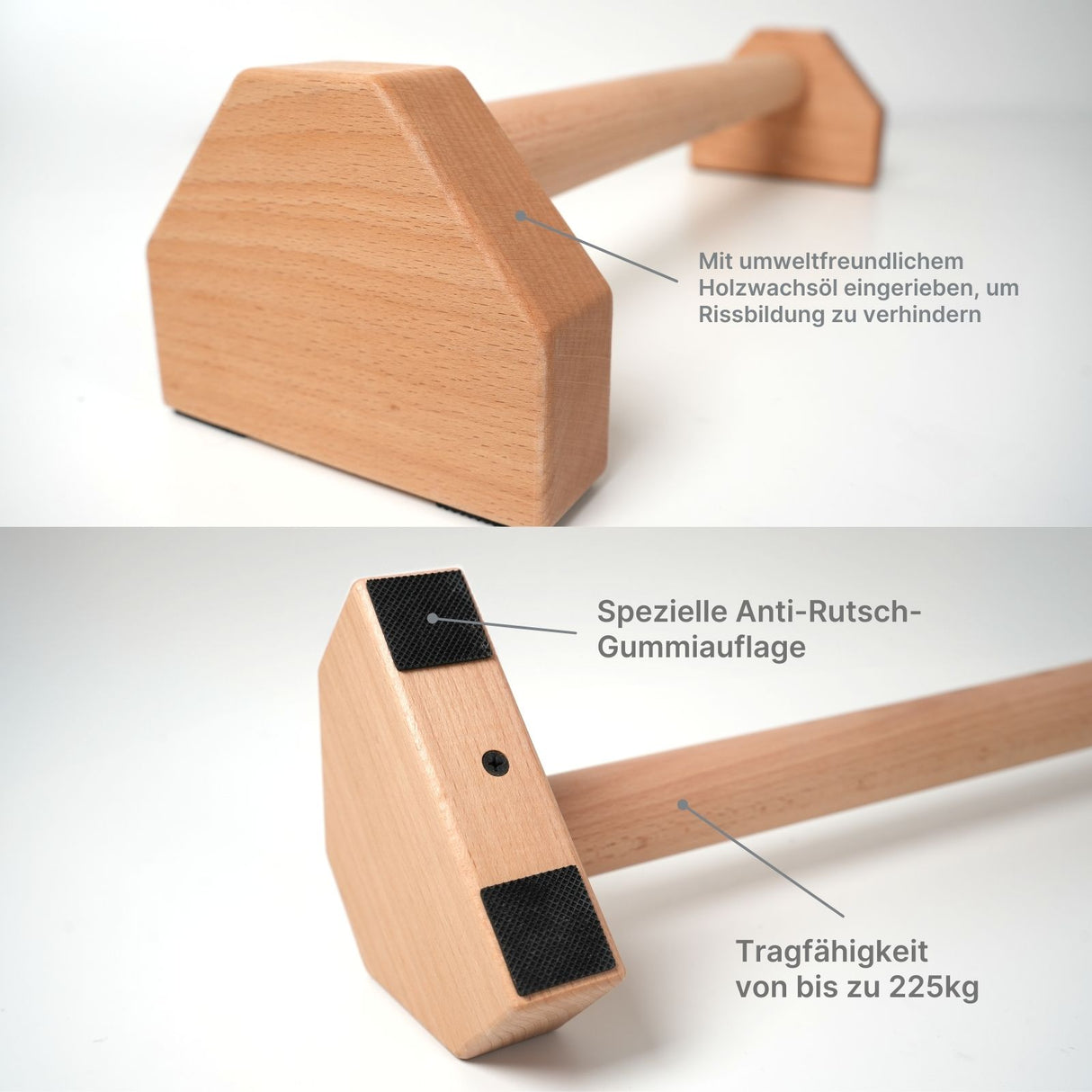 2er Set Liegestützgriffe Push-up Bar Handstandgriffe Liegestützhilfen