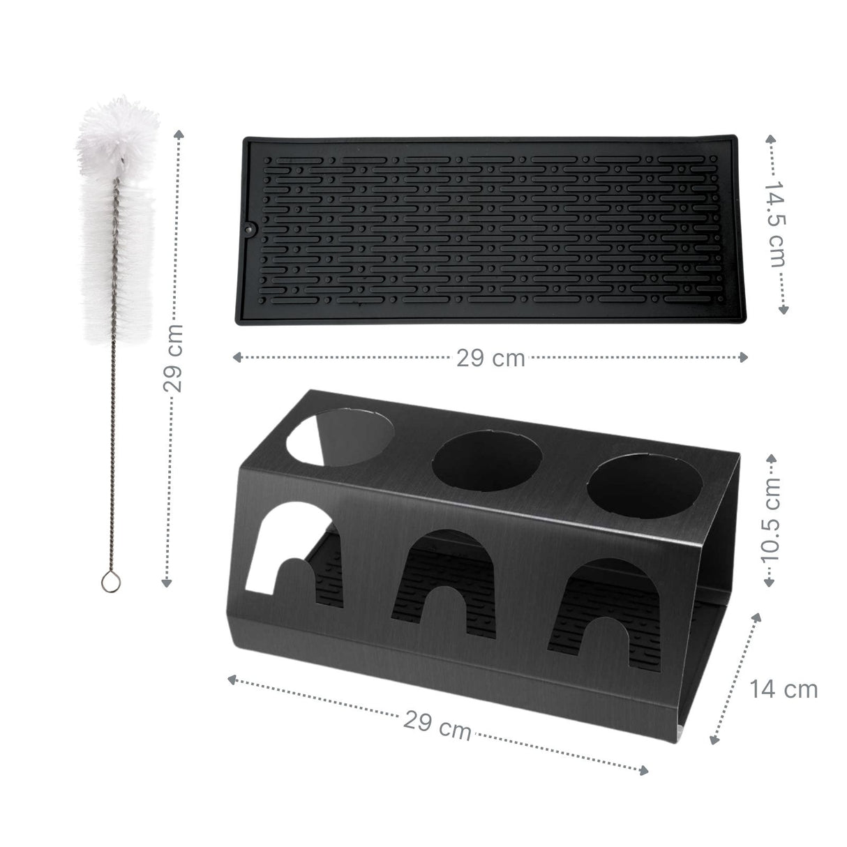Abtropfgestell für SodaStream-Flaschen Flaschenhalter Abtropfhalter Abtropfständer