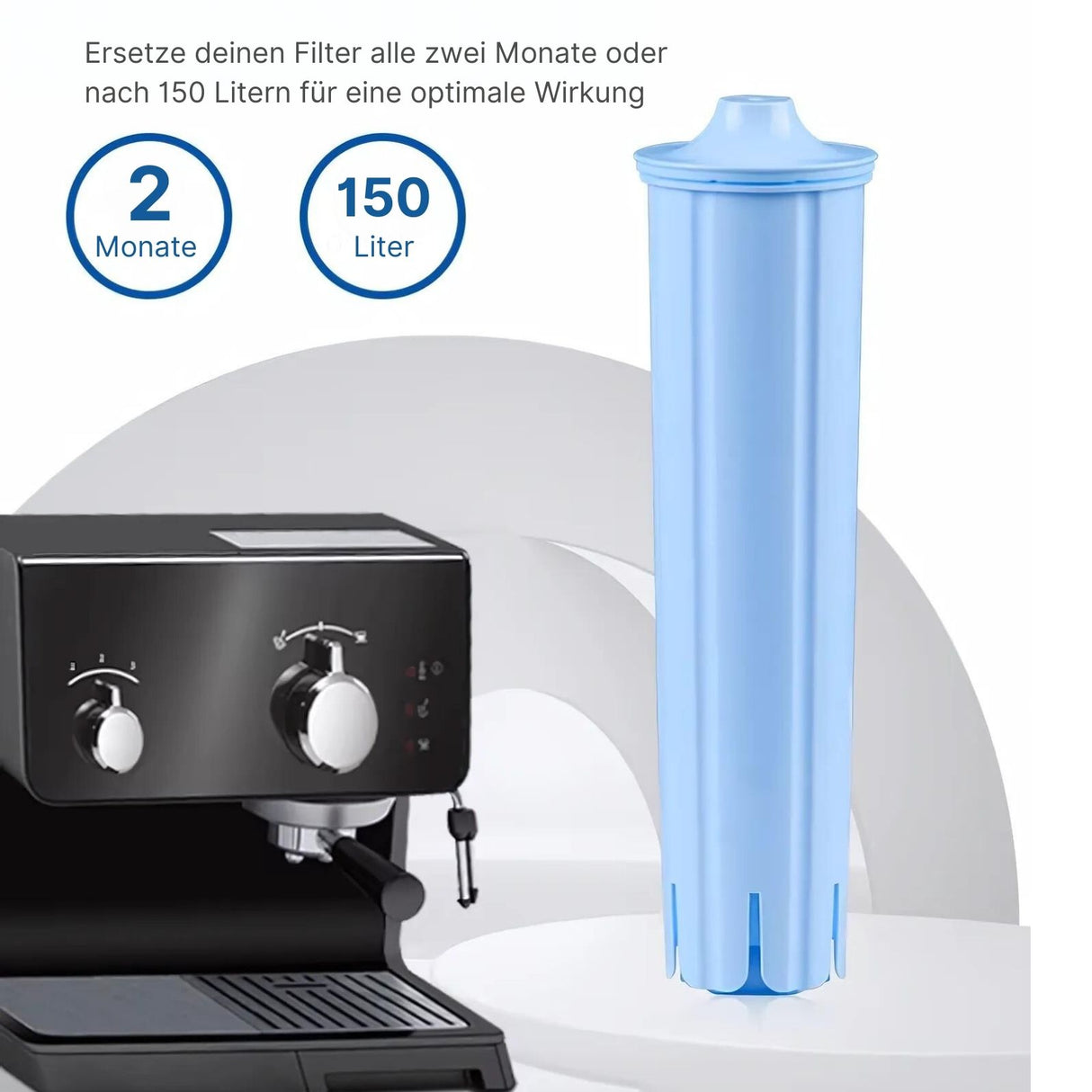 Alternative Wasserfilter-Patrone Claris Blue+ für Jura ENA- ENA-Micro- Giga- und Impressa-Serien