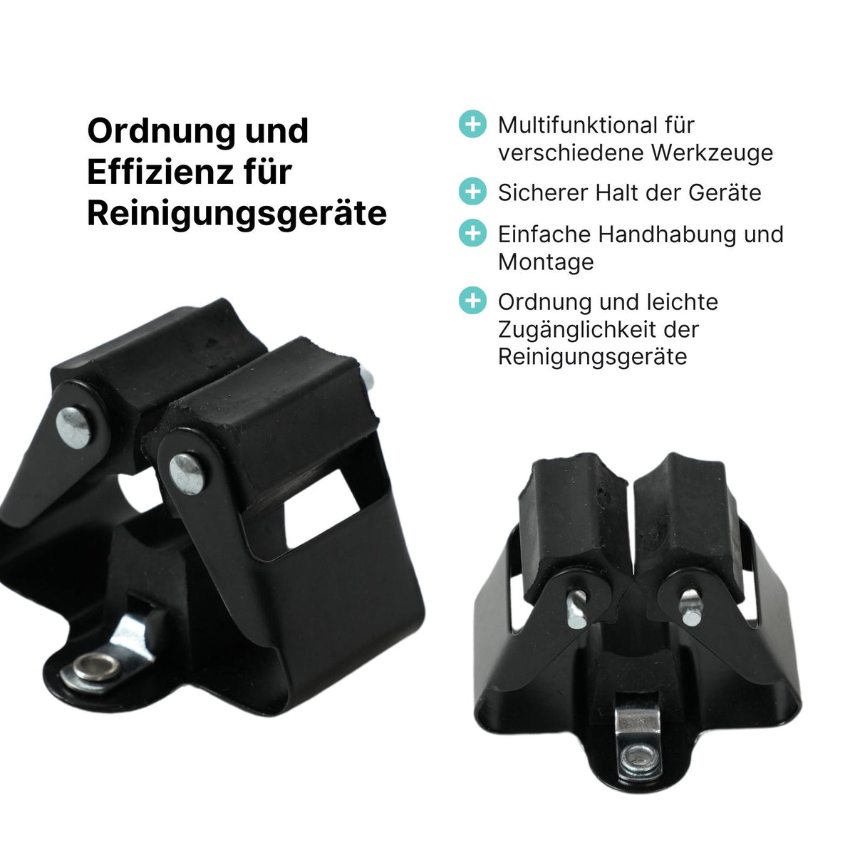 Wandhalterung für Reinigungsgeräte Mopphalter Besenhalter Gerätehalter