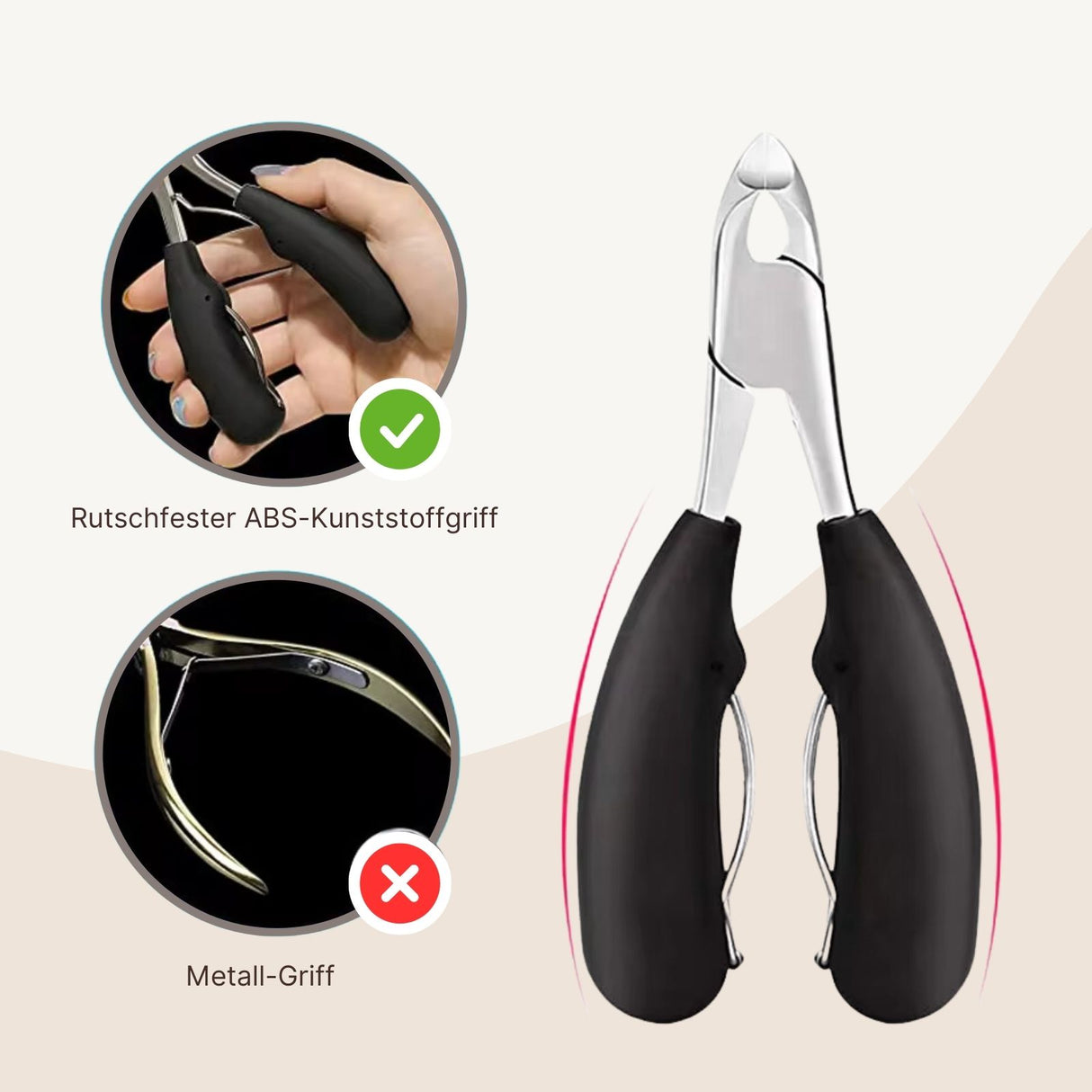 Pediküre-Clipper Maniküre-Clipper Nagelknipser Nagelschere Nagelzange Nagelschneider