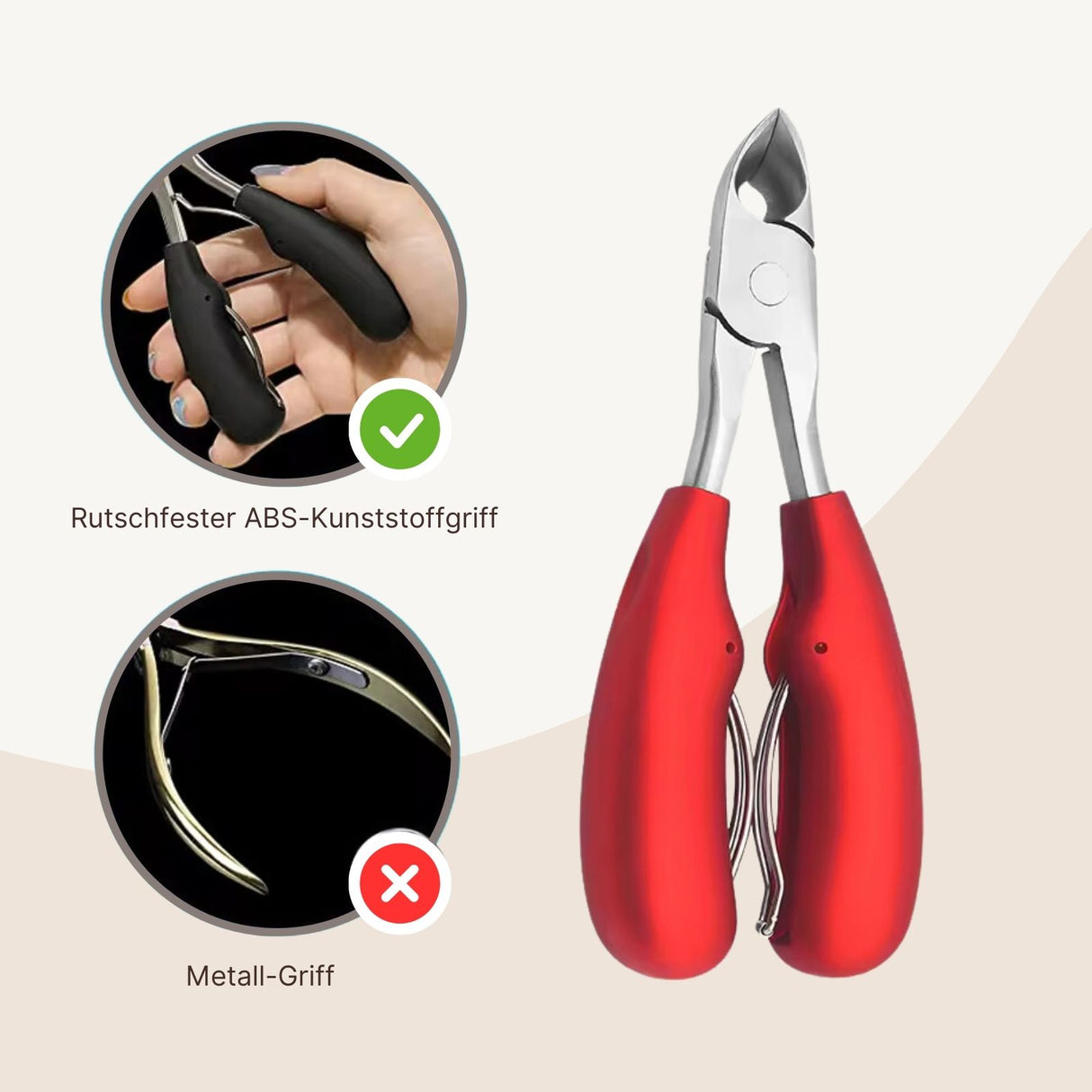 Maniküre-Clipper Nagelschere Nagelzange Nagelknipser Nagelschneider Pediküre-Clipper