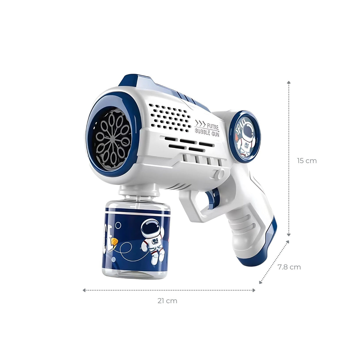 Automatische Seifenblasenmaschine Weltraum-Seifenblasenpistole Bubble Maker