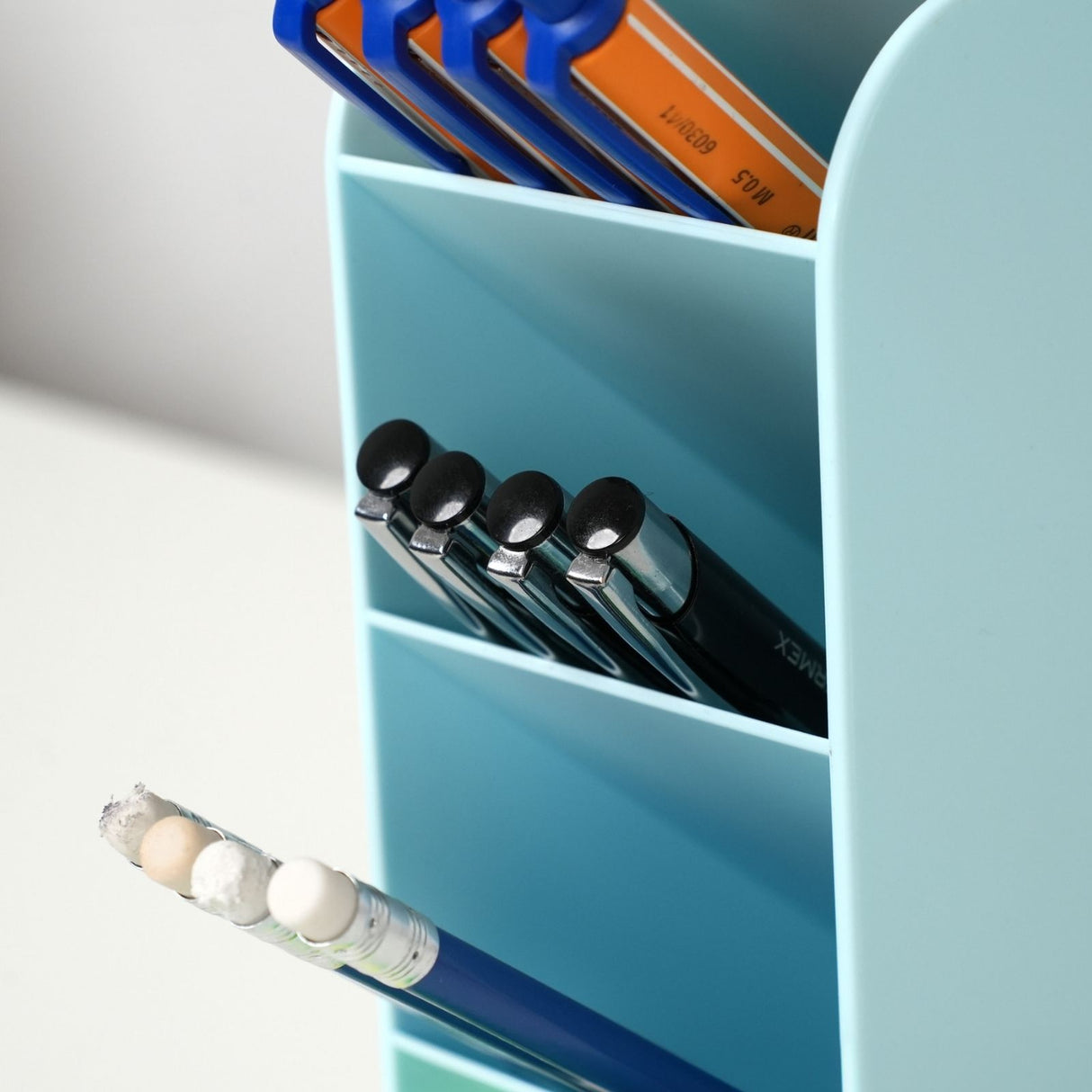 Pen Desk-Organizer Stiftaufbewahrung Schreibtisch-Organizer Bürotisch-Stifthalter Stiftebox