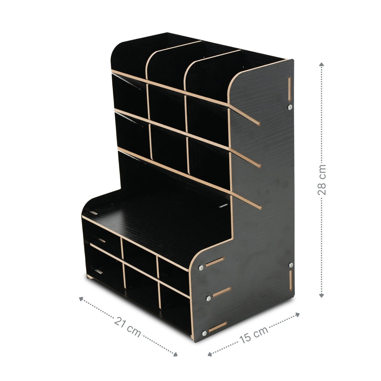 Stiftebox Schreibtisch-Organizer Stiftaufbewahrung Pen Desk-Organizer Bürotisch-Stifthalter