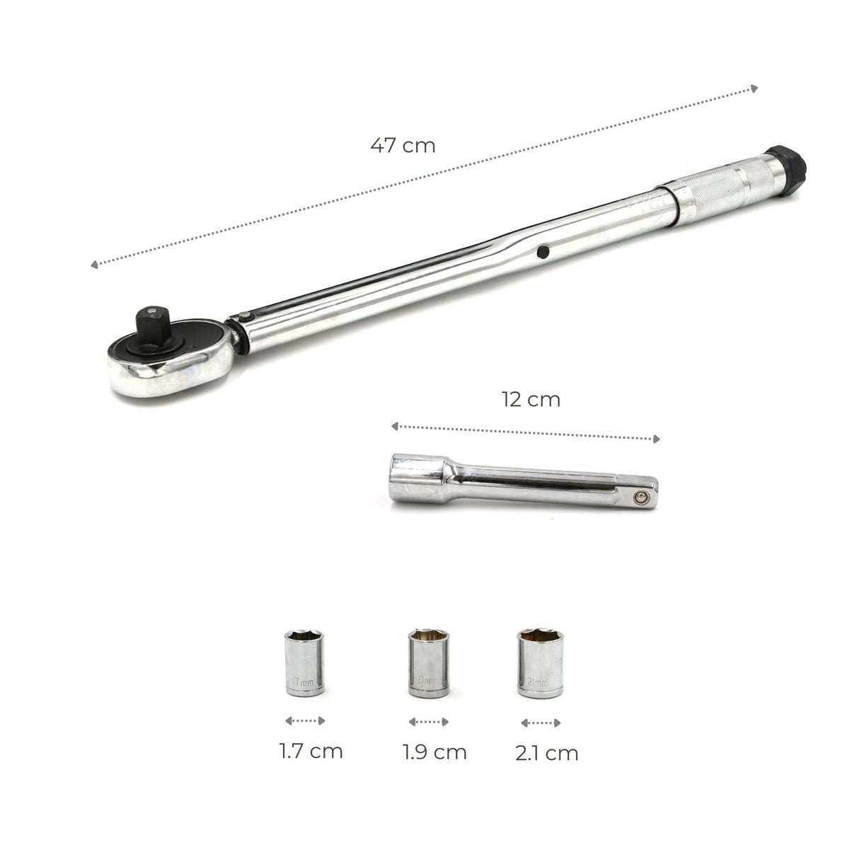 Drehmomentschlüssel Kraftschlüssel Kiloschlüssel Umschaltratsche Set