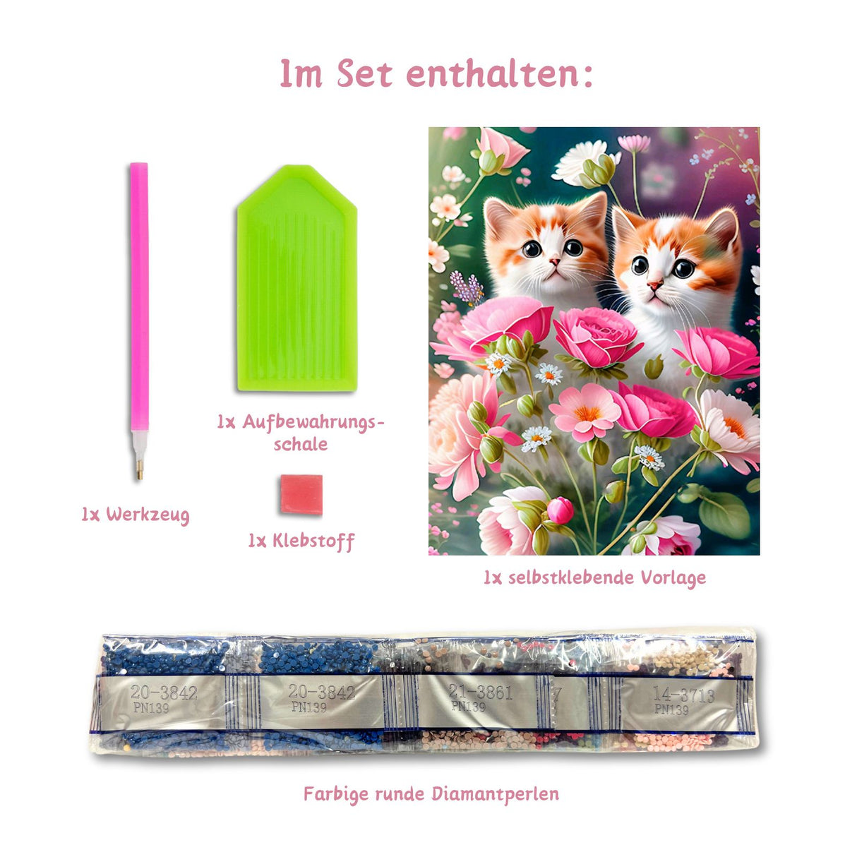 Diamond Painting Strasssteinbild DIY-Diamantgemälde Diamantmalerei Bastelset