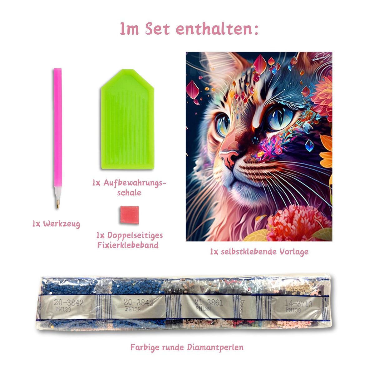 Diamantmalerei Diamond Painting Strasssteinbild DIY-Diamantgemälde Bastelset