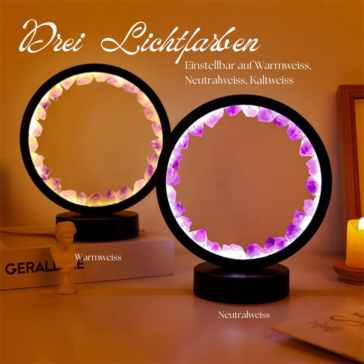 Dekotischlampe Nachttischlampe Nachtlicht Nachtleuchte Schlafzimmerlampe Stimmungslicht