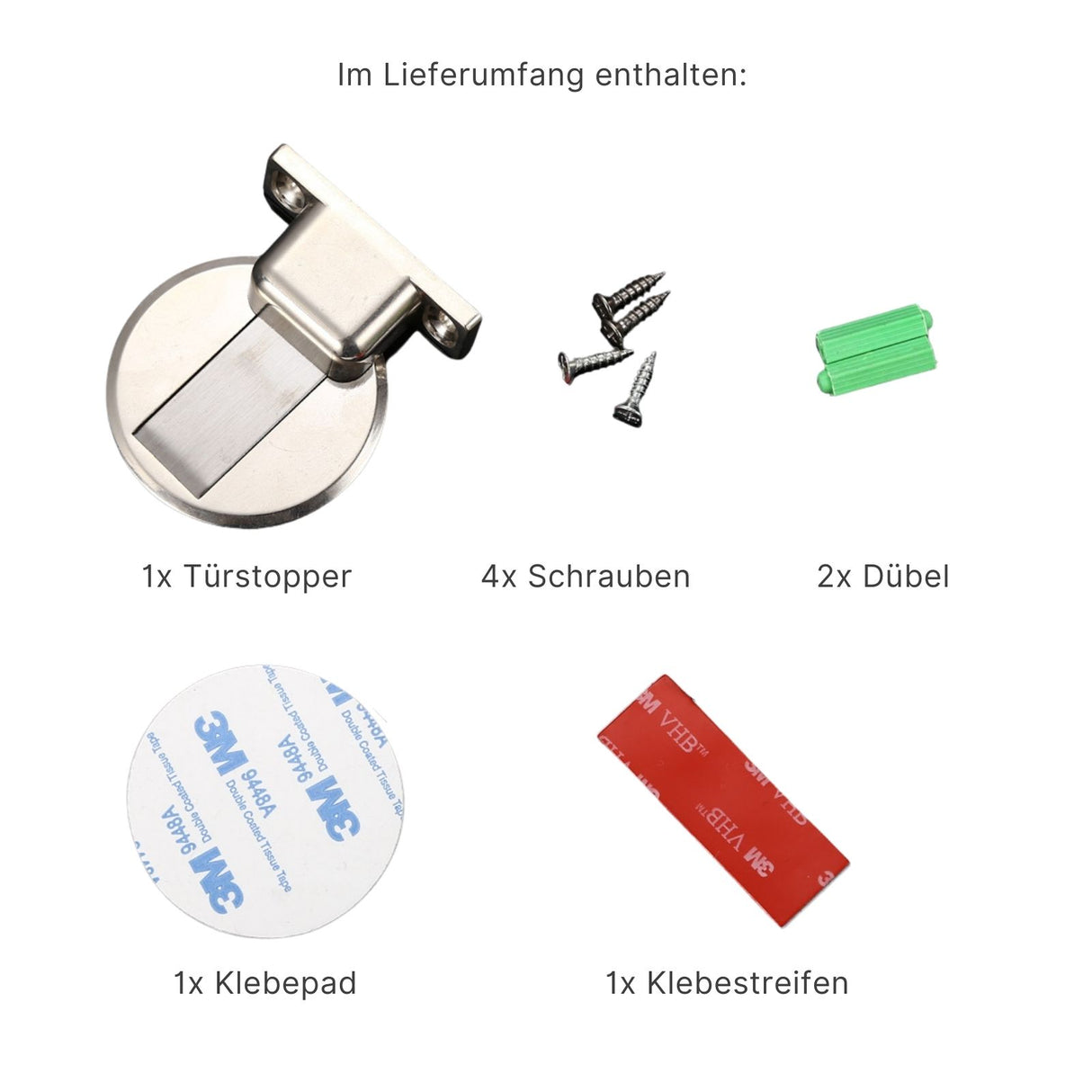 Magnetischer Türstopper Türdämpfer Türschnäpper Türpuffer Türkeil