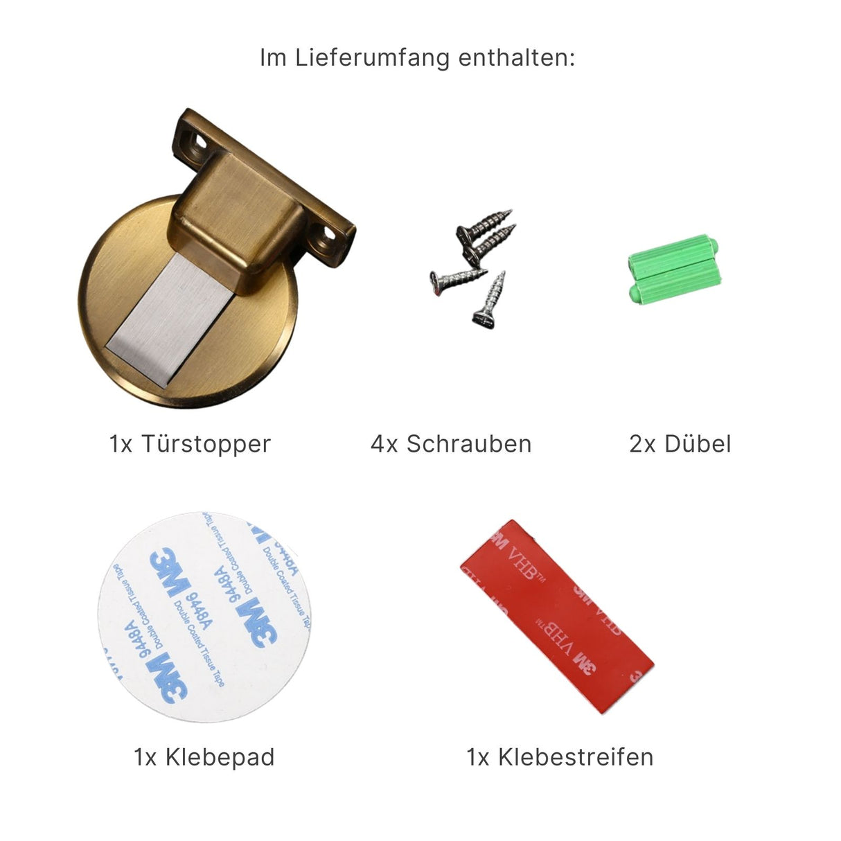 Magnetischer Türstopper Türschnäpper Türdämpfer Türpuffer Türkeil