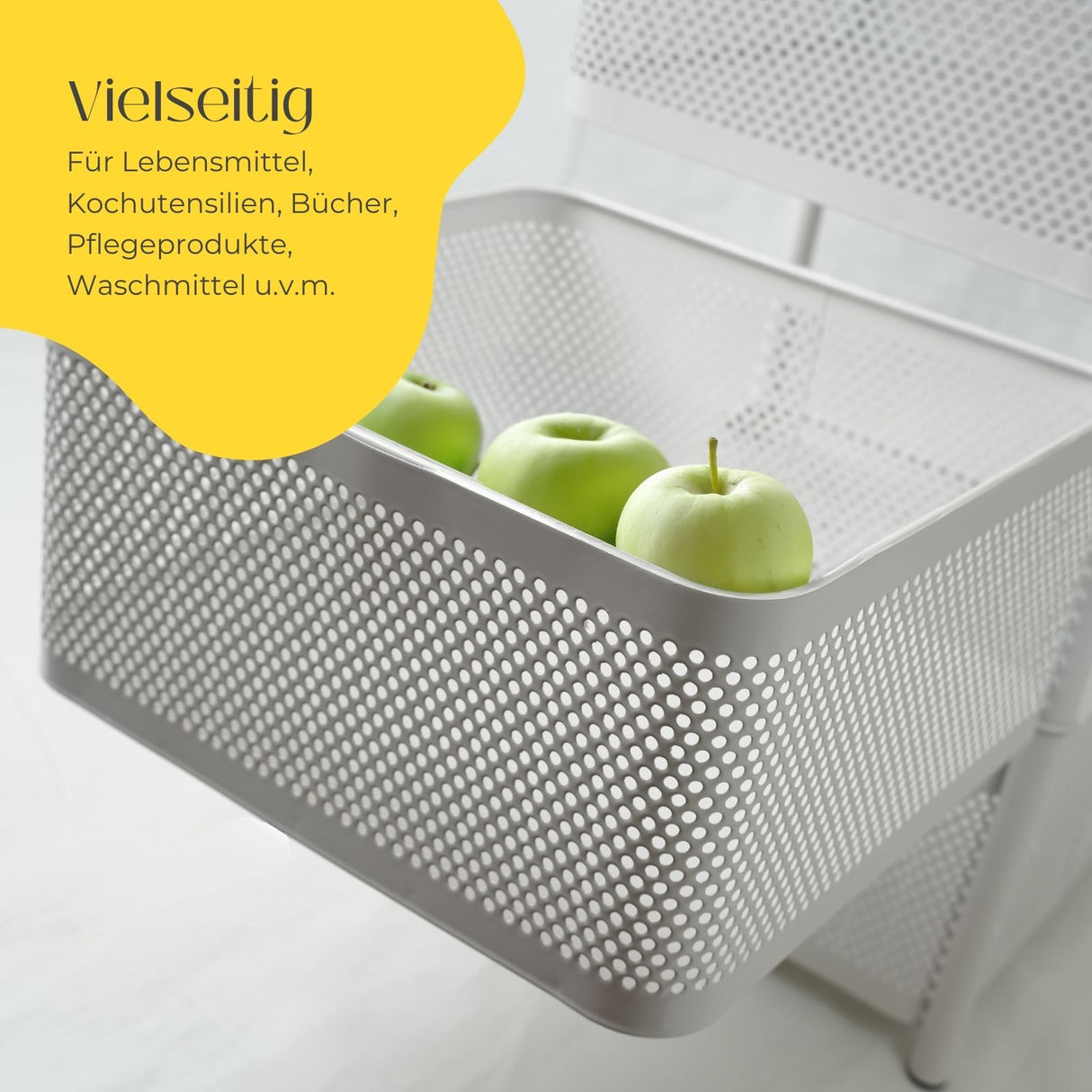 Rollwagen Servierwagen Küchenwagen Organizer Aufbewahrungsregal Aufbewahrungskorb