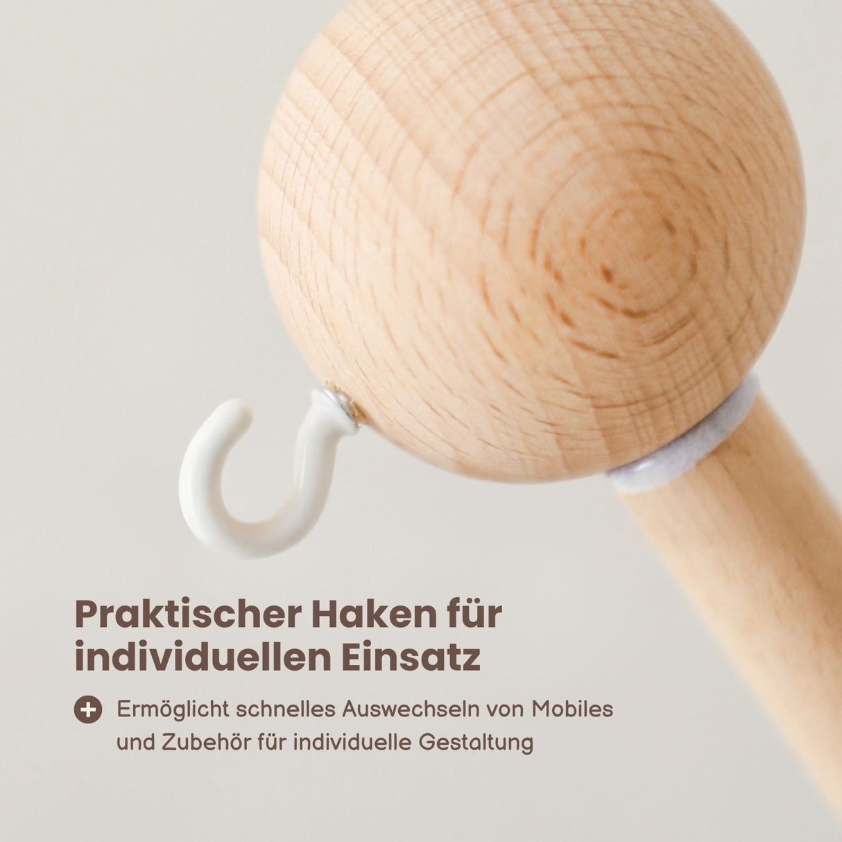 Mobile Halterung Babybett Wolken Glockenhalter Spieluhr Arm