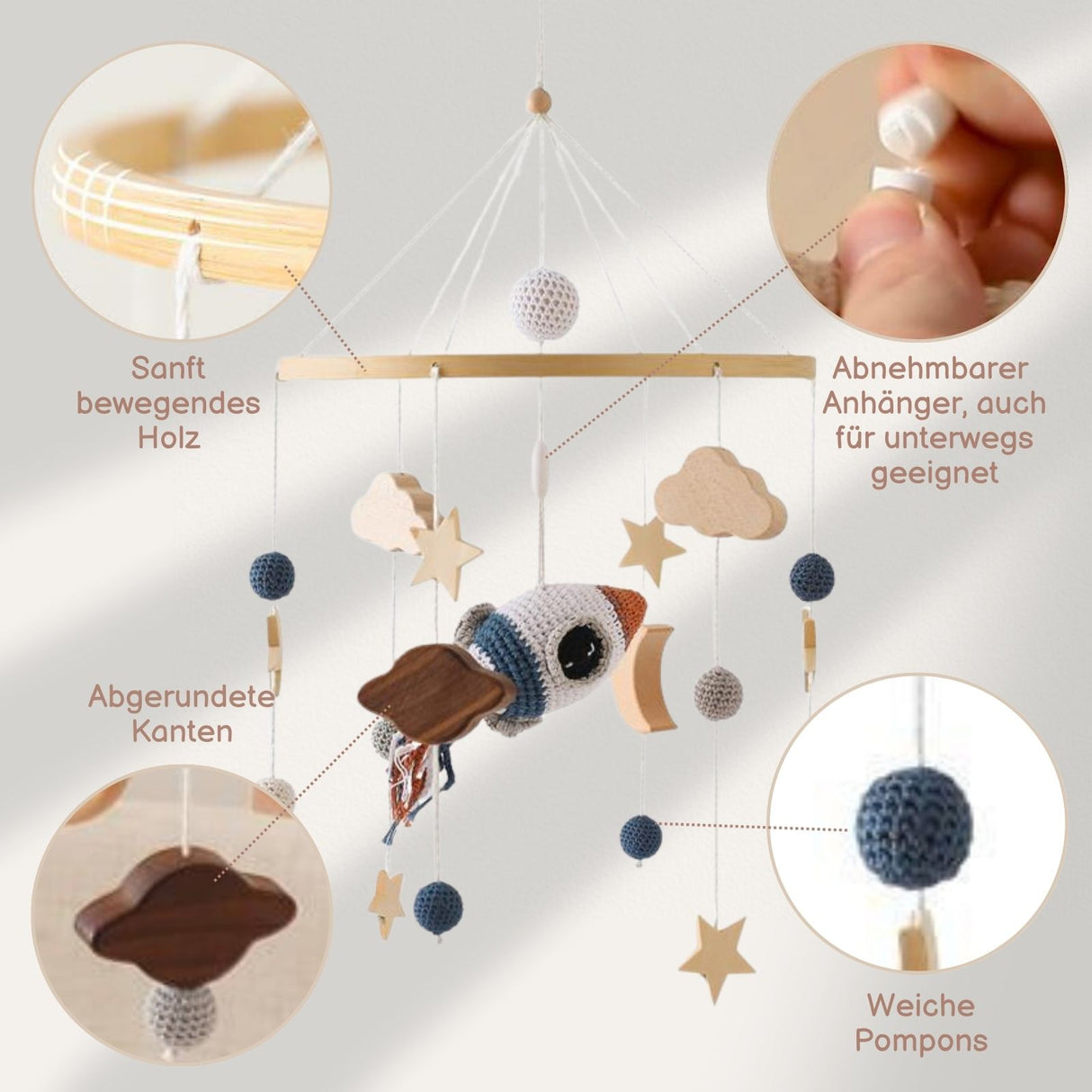 Hängemobile Mobile Schlafmobile Baby Wiege Spielzeug