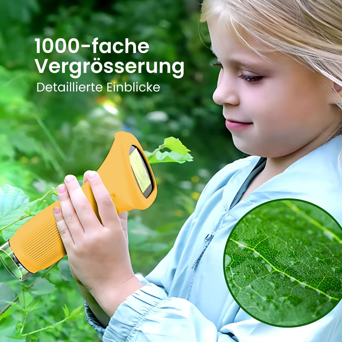 Mini-Handmikroskop Tragbares Kindermikroskop Portables Mikroskop