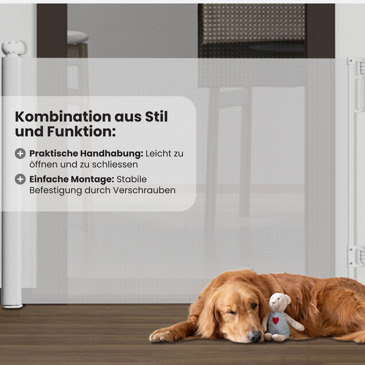 Tür-Barriere Schutzgitter Treppenschutzgitter Absperrgitter