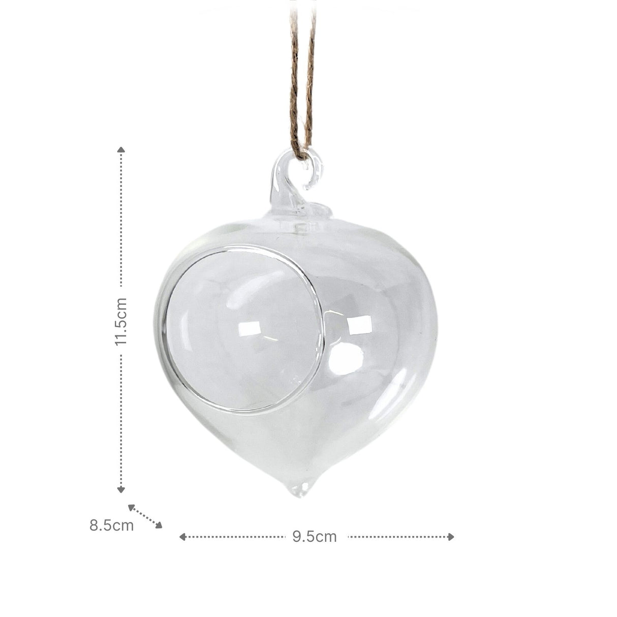 Hängende Glasvase Zwiebelform Setzlingvase Vase Dekoration