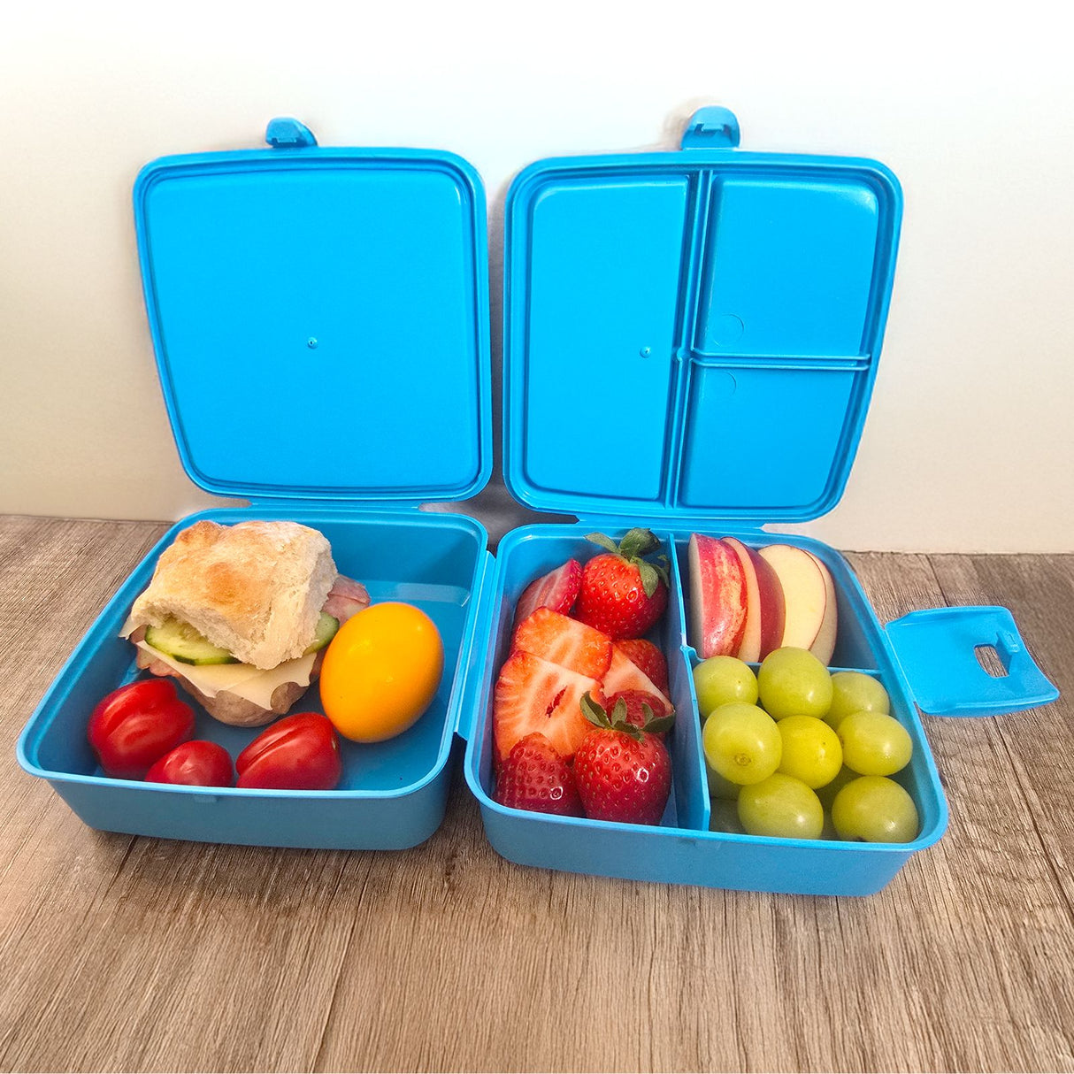 Brotdose mit Besteck Meal-Prep-Box Znünibox Lunchbox Snackbehälter
