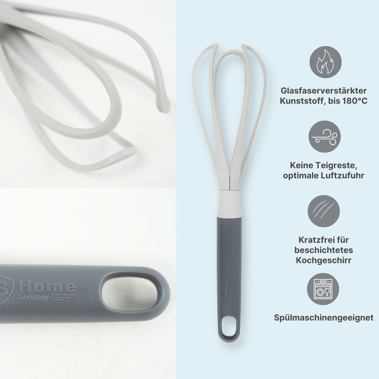 Schneebesen Schwingbesen Rührbesen Schlagbesen Handquirl