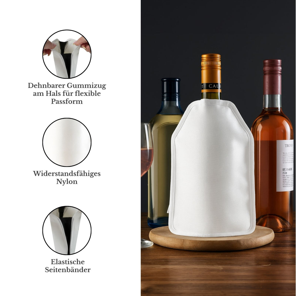 Weinflaschen-Kühler Weinkühltasche Kühltasche Weinhülle Weinkühler