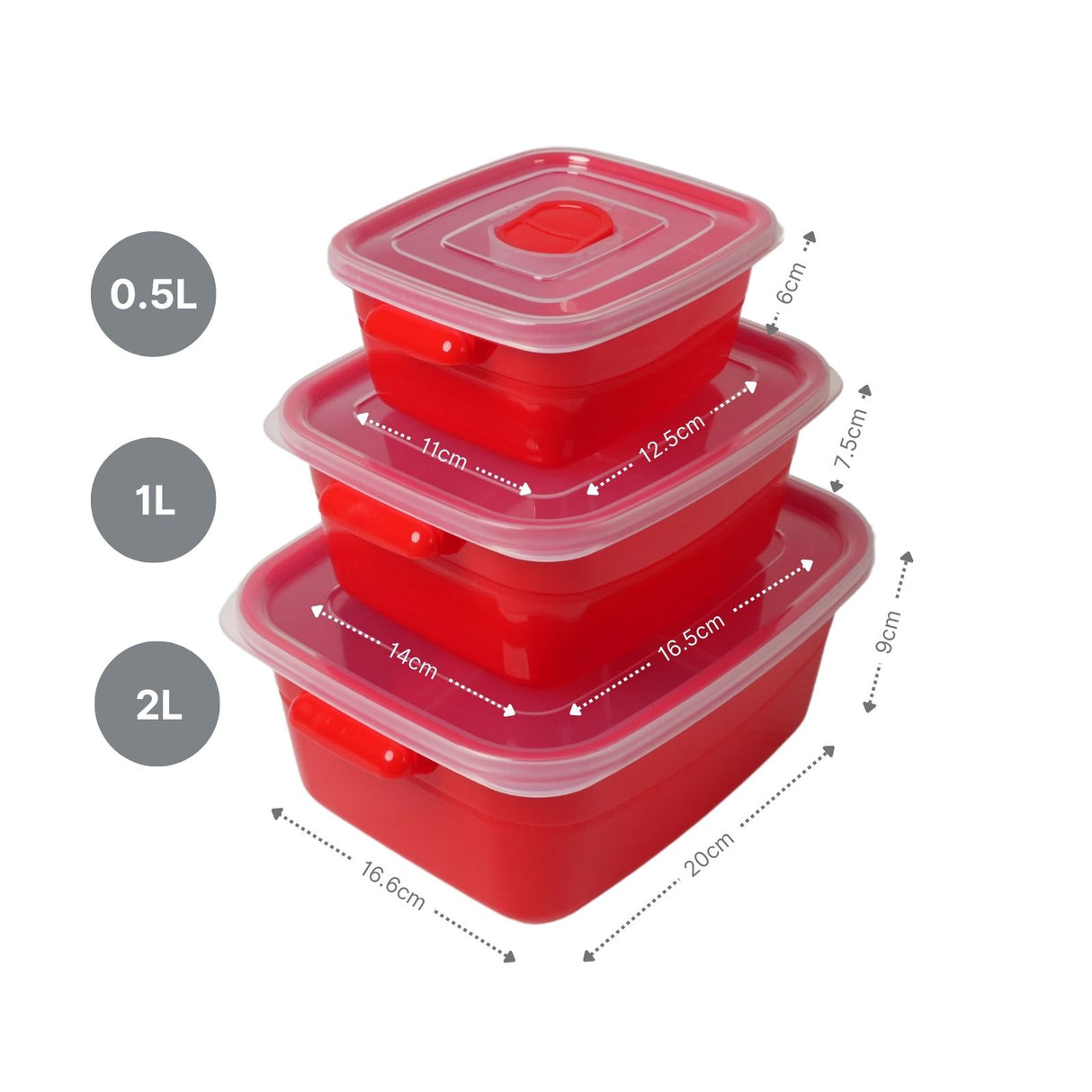 7er-Set Mikrowellendosen Vorratsdosen mit Mikrowellen-Becher Tasse