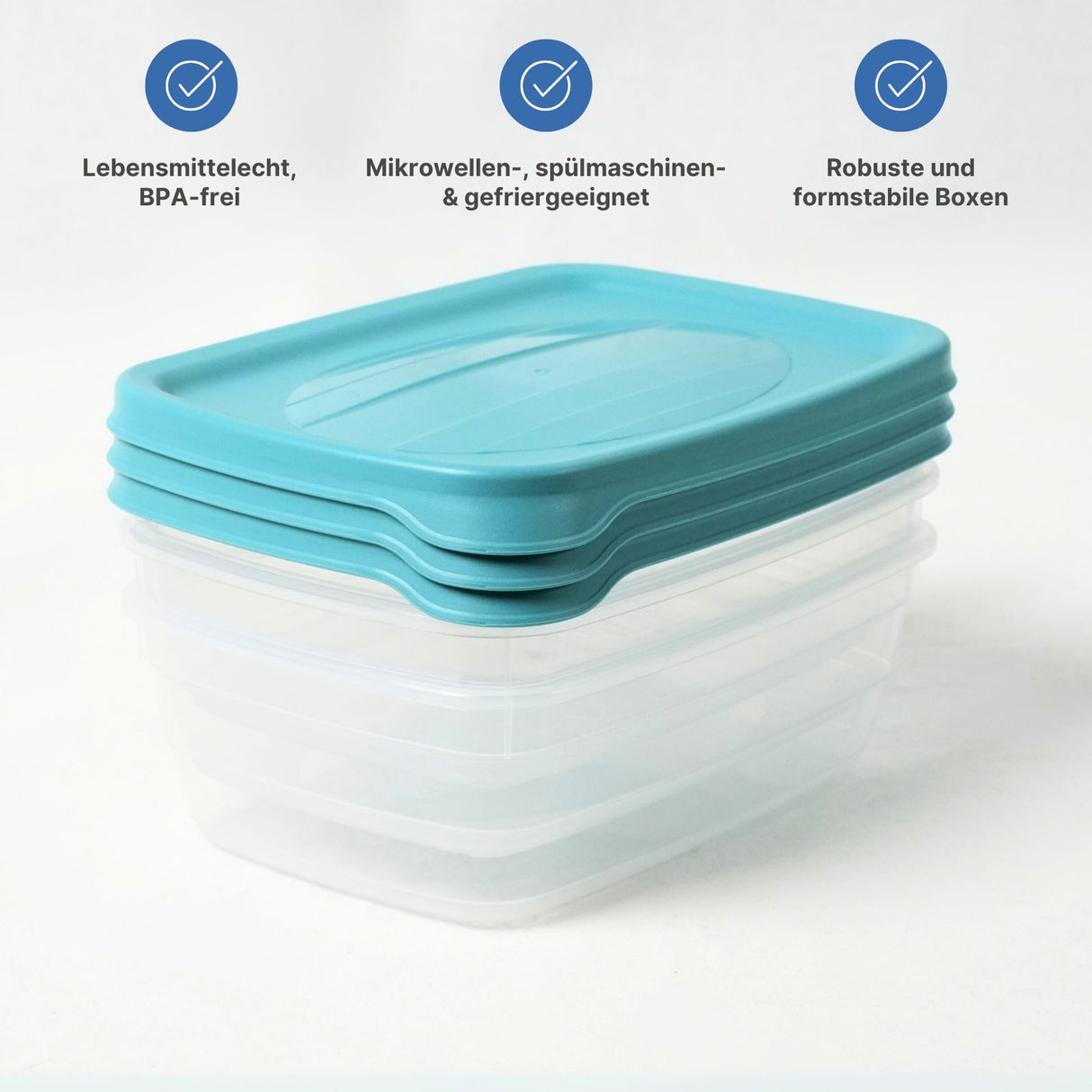 11-tlg. Frischhaltedosen-Set Meal-Prep-Dosen Vorratsdosen Gefrierdosen