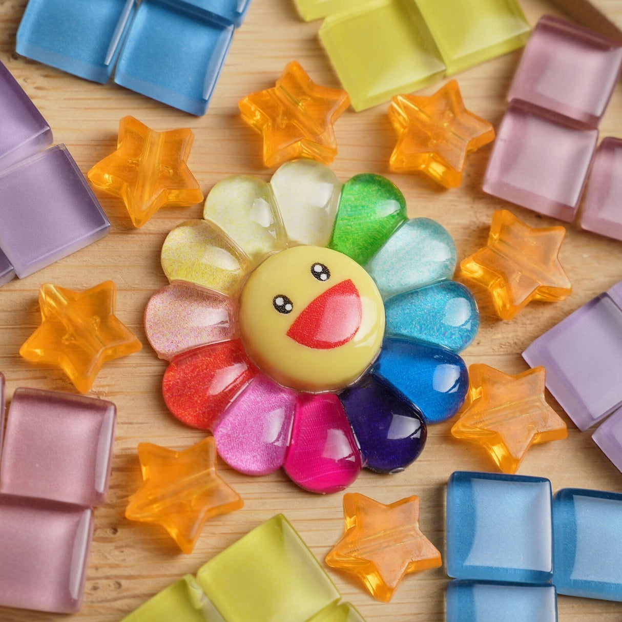 DIY-Mosaik-Bastelset Sonne Mosaik-Untersetzer Kreis-Untersetzer