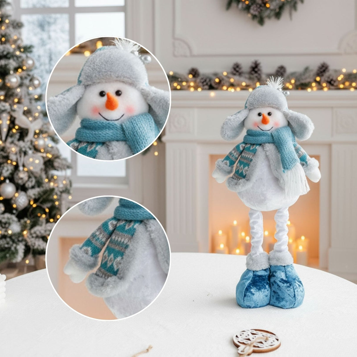 Deko-Schneemann Schneemannfigur Stehfigur Schneemann Dekofigur Winter