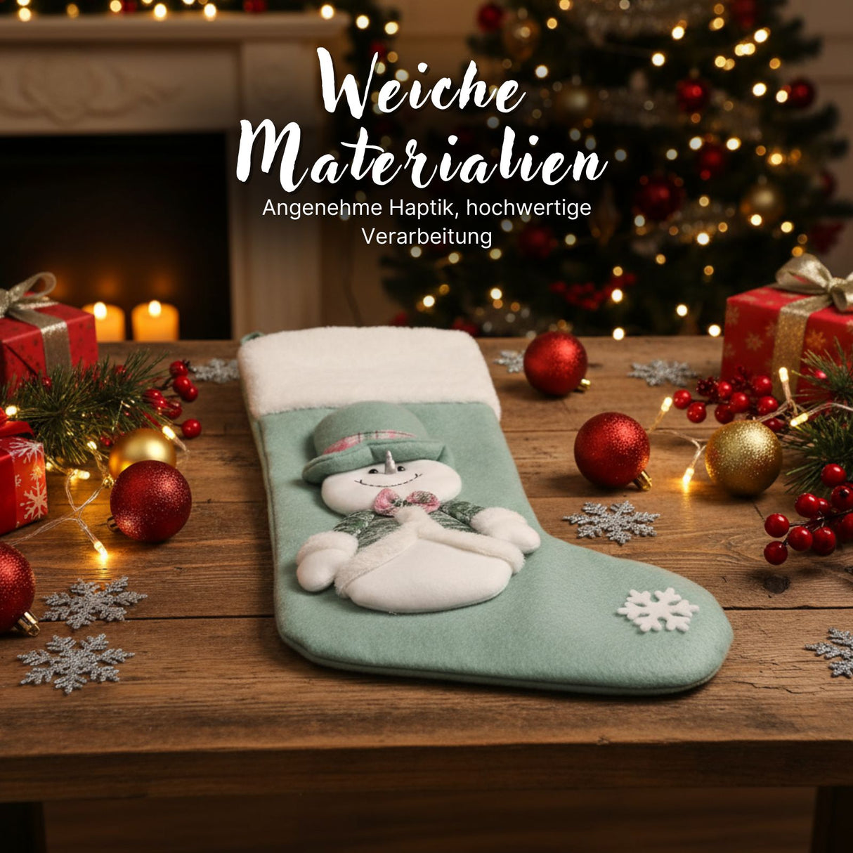 Nikolausstrumpf Weihnachtsstiefel Weihnachtsstrumpf Weihnachtsdeko