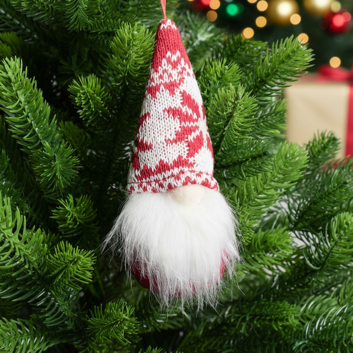 4er-Set Hängender Wichtel Weihnachtswichtel Gnom Weihnachtsdekoration