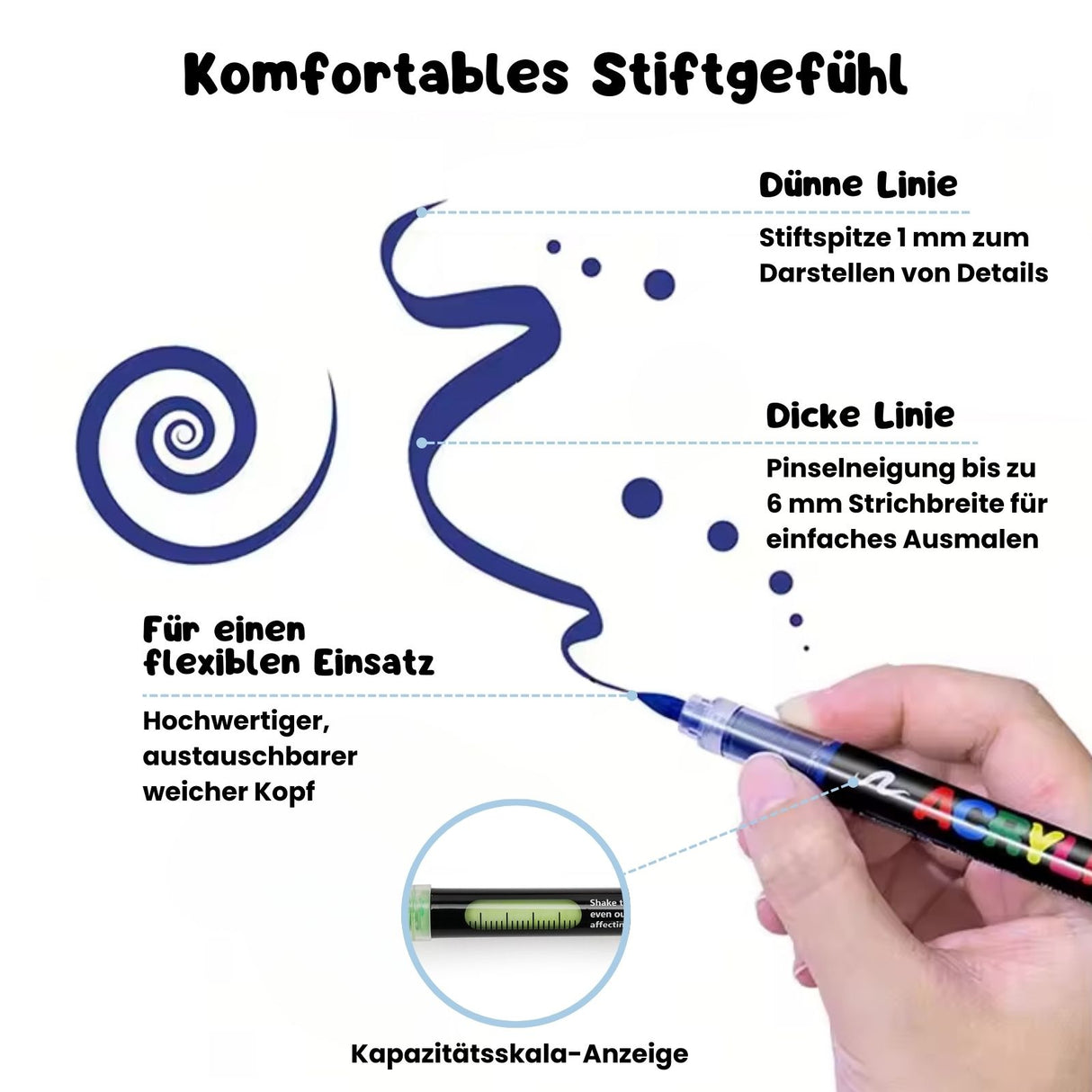 120-tlg. Set Acrylmarker Pinselstifte Arcrylstifte Acryl Brush Marker